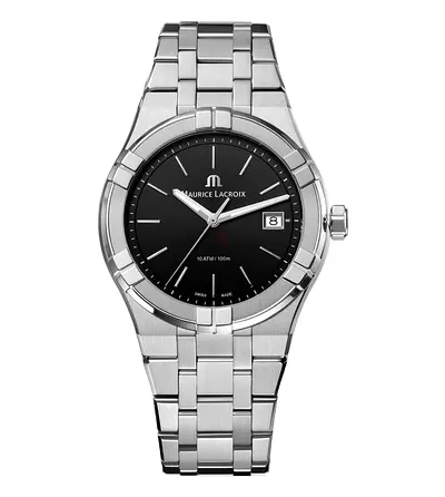 MAURICE LACROIX AIKON QUARTZ MENS WATCH 40 MM AI1108-SS00F-330-A
