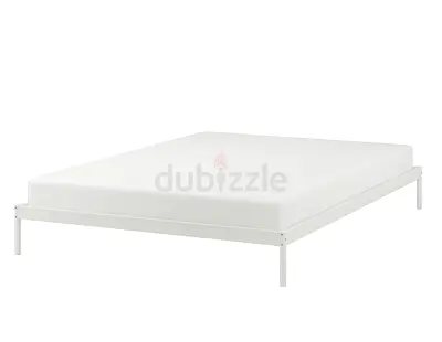 IKEA VEVELSTAD King Size Bed Frame 180x200cm – White – Excellent Condition