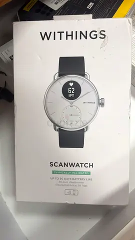 Withings ScanWatch (boxed) - Hybrid ECG Heart Rate Smartwatch
