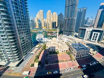 Furnished 1BR | 2 Balconies | Marina Lake Views