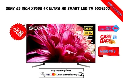 Sony 65 Inch X950G 4K Ultra HD Smart LED TV 65X950G-Free delivery-Warranty