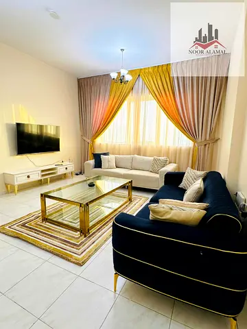 الشارقه التعاون شقه غرفه وصاله ومطبخ وحمامين