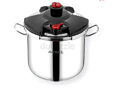 Aksel Stainless Steel Pressure Cooker / Stockpot - Large Capacity 16 ltr