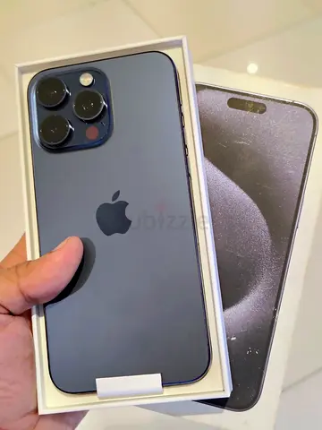 iPhone 15 Pro Max (blue titanium) TDRA Version Available