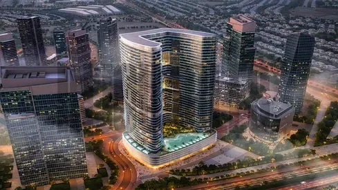 High-Floor 2BR Apartment | Binghatti Hillviews | Skyline & Lagoon Views | Large Terrace Pool