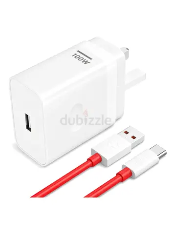 Original 100W SUPERVOOC Power Adapter for OnePlus with 2m Fast Charging Cable