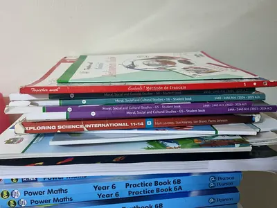 OLEVEL Random textbooks, Year5,6,8
