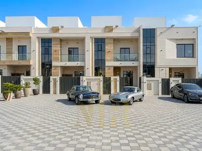 Fees Included | G+2 Townhouse for Sale – 5 Bedrooms, Large Setback & Parking for 10 Cars – AED 1,50