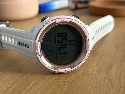 Cressi GOA Digital Dive Watch - White, Used