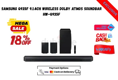 Samsung Q935F 9.1.4CH Wireless Dolby Atmos Soundbar HW-Q935F-FREE DELIVERY-WARRANTY