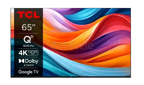 TCL 65 inch TV Android Smart QLED TV - 4K- 1 Year Warranty