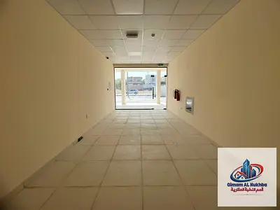 Spacious Shop in Al Heera Near Corniche, Main Road, AC, Bathroom, All Business Types, Clean Building, Best Price & Flexible Payments