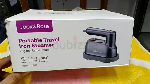 Jack & Rose Portable Travel Iron Steamer - Compact Handheld Garment Steamer