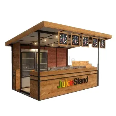 Fresh Juice & Beverage Kiosk Design