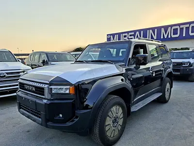 Toyota Prado Basic with Sunroof 2.4L 2026 GCC Black Petrol (Export Only)