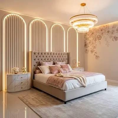 New elegant luxury 180*200 king size bed with tufted covered design