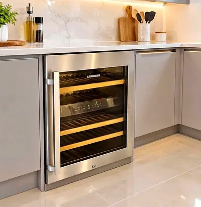 Liebherr built-in 40 bottle dual zone wine fridge