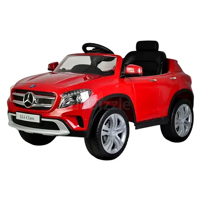 Kids Electric Ride-On Mercedes GLA-Style Car - Red, Single Seat