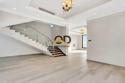Like new luxury 5b villa at road available for rent al azra sharjah