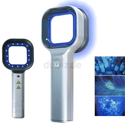Diosole Woods Lamp Skin Analyzer] This portable Woods lamp features 16 365nm LED UV lights