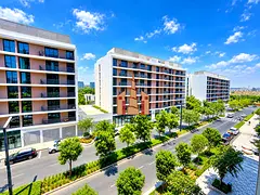BRAND NEW 2 BEDROOM WITH CLOSED KITCHEN-OPEN VIEW-ALL AMENITIES FREE-RENT 88k IN 4CHQS