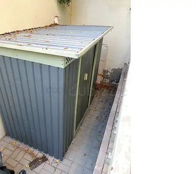 Outdoor Metal Storage Shed - Compact Garden Storage