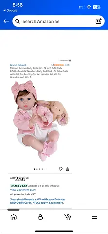 5 Realistic Reborn Baby Doll 22-inch - Soft Vinyl Newborn with Accessories for two bags