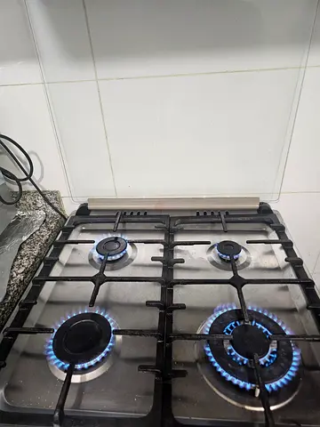 Italian Bompani 60x60cm Gas Cooker BO613YA Silver