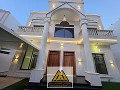 Villa in Al Amerah, Ajman. 5 master bedrooms, 2 halls, majlis, maid’s room, central AC. AED 150K/y