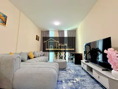 Luxury, brand-new apartment in a building.
