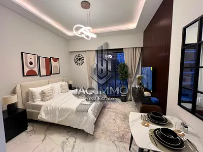 Furnished Studio with Pool View| Ready to Move In| 4 Cheques