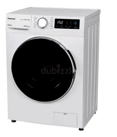 Panasonic 9kg Front Loading Washing Machine (White)- 1 Year Warranty