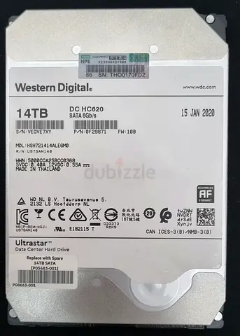 HGST Ultrastar Hs14 14TB Enterprise HDD (SATA) - For Servers Only