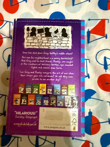 Diary of a Wimpy Kid (back cover) - single paperback copy
