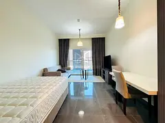 Unit Tawtheeq !! Fully Furnished Studio Apartment With Private Balcony | Sep Kitchen | Share Pool +