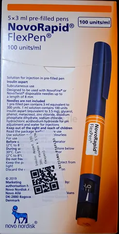 Free unopened Novorapid  Insulin
