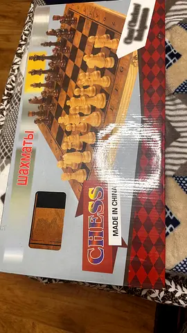 Wooden Chess Set (new in box)