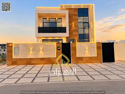 فيلا للبيع سعر ممتاز الحليو 1 - عجمان مساحه 3014 قدم. فناء واسع، موقع متميز بالقرب من الخدمات.