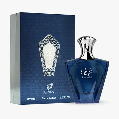 Turathi blue perfume - unisex oud fragrance bottle