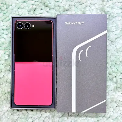 SAMSUNG GALAXY Z FLIP 7 512GB STORAGE RED COLOR