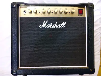 Marshall DSL 5 with Reverb , the best sound at home.