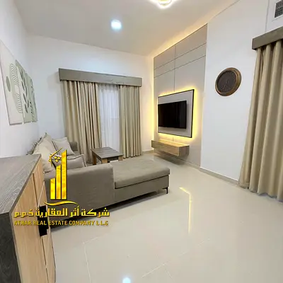 أفخم شقة غرفة وصالة مفروشة بالكامل VIP في الجرف 2 –مقابل مدرسة الأقصى وبالقرب من جامعة عجمان وسهل المخرج لدبي والشارقة✨  ✨ شقة أنيقة ومجهزة بالكامل ب