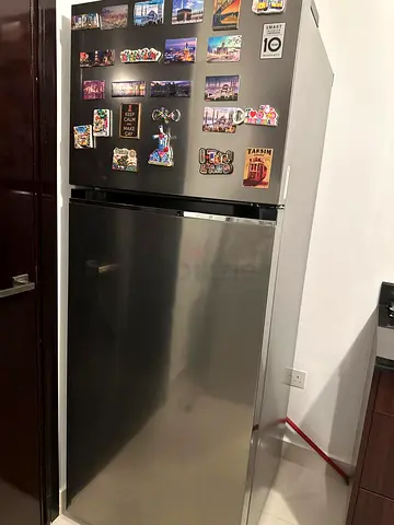 LG Stainless Steel Double Door Refrigerator - Excellent Condition
