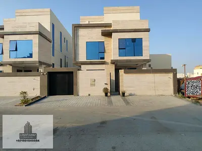 فيلا فاخرة للبيع في الزاهية 1 – عجمان | مصعد داخلي ومسبح خاص | 4 غرف ماستر | تصميم مودرن فاخر