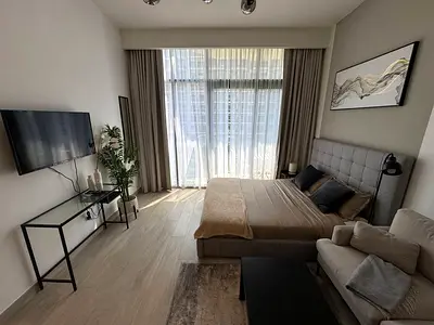 Fully furnished apartment | Private balcony | City view | Prime Meydan location