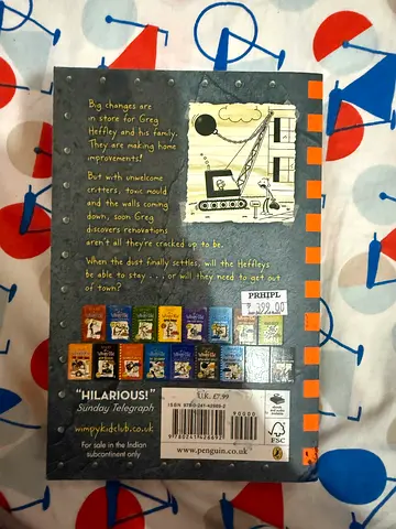 Diary of a Wimpy Kid (collection/back cover) - Used children's fiction book