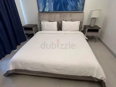 Super king bed with headboard and mattress from The One. Excellent condition.