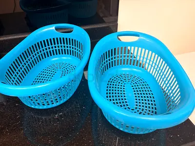 Plastic storage trays