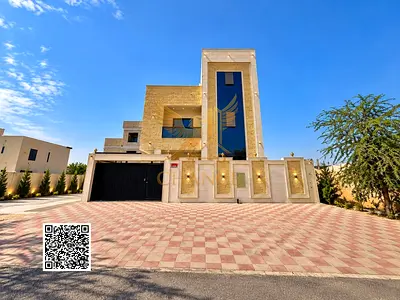 6-Bedroom Villa + Maid’s Room | Central AC & Spacious Yard | Al Helio 2, Ajman | Registration Included
