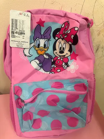 Minnie Mouse and Daisy Duck Print Backpack with Adjustable Straps
